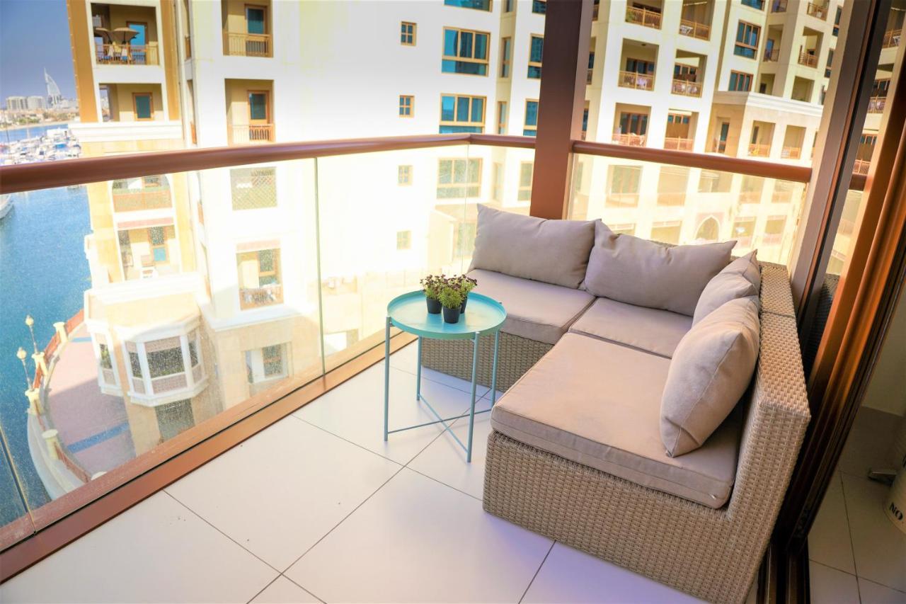 Luxury On The Palm With Marina View Balcony Apartment ดูไบ ภายนอก รูปภาพ